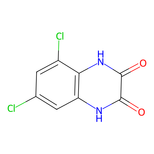 5,7-Dichloro-1,4-dihydroquinoxaline-2,3-dione structure