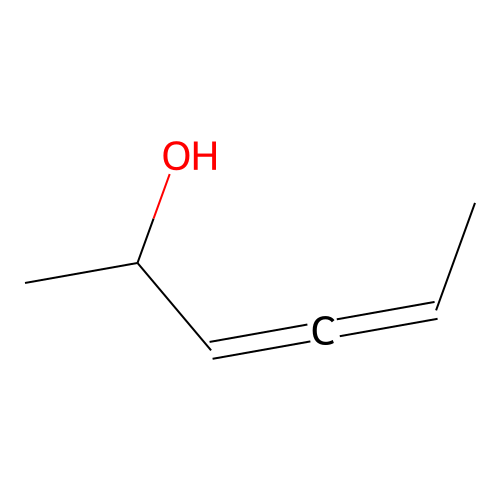 2,3-Hexadien-5-ol structure