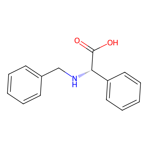 (S)-2-(benzylamino)-2-phenylacetic acid structure