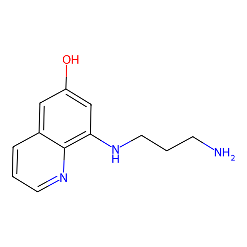 8-(3-Aminopropylamino)quinolin-6-ol structure