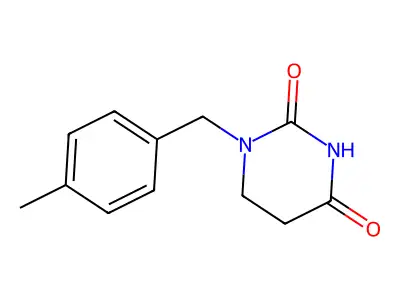 1-(4-Methylbenzyl)dihydropyrimidine-2,4(1H,3H)-dione structure