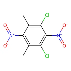 Benzene, 1,3-dichloro-4,6-dimethyl-2,5-dinitro- structure