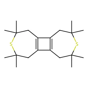 Cyclobuta(1,2-d:3,4-d')bisthiepin,1,2,4,5,6,7,9,10-octahydro-1,1,5,5,6,6,10,10-octamethyl- structure