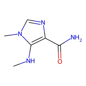 1-methyl-5-(methylamino)-1H-imidazole-4-carboxamide structure