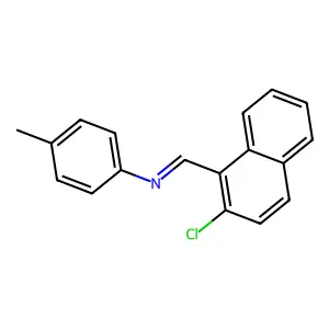 N-(2-Chloro-1-naphthylidene)-p-toluidine structure