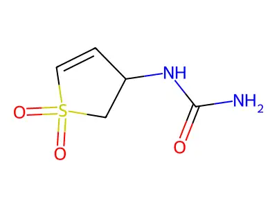 1-(1,1-Dioxido-2,3-dihydrothiophen-3-yl)urea structure