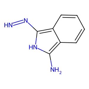 (1Z)-3-amino-1H-isoindol-1-one hydrazone structure