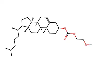 Cholest-5-en-3-ol (3beta)-, 3-(2-methoxyethyl carbonate) structure