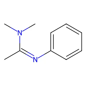 N'-Phenyl-N,N-dimethyl-acetamidine structure