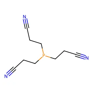 三(氰乙基)膦 structure
