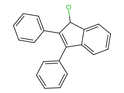 1-Chloro-2,3-diphenyl-1H-indene structure