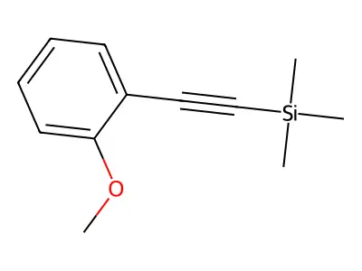 ((2-Methoxyphenyl)ethynyl)triMethylsilane structure