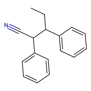 2,3-Diphenylpentanenitrile structure