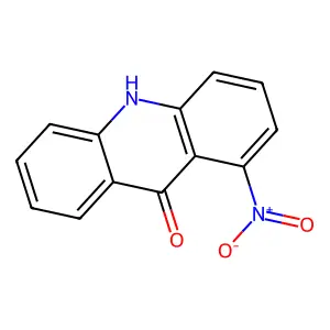 9(10H)-Acridinone, 1-nitro- structure