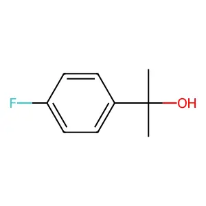 2-(4-Fluorophenyl)-2-propanol structure
