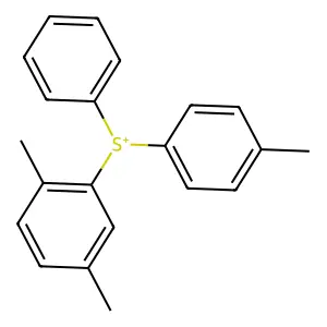 1,4-Dimethyl-2-((4-methylphenyl)(phenyl)-lambda(4)-sulfanyl)benzene structure