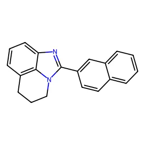 2-Naphthalen-2-yl-1,3-diazatricyclo[6.3.1.04,12]dodeca-2,4,6,8(12)-tetraene structure