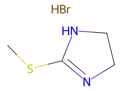 4,5-Dihydro-2-(methylthio)-1H-imidazole monohydrobromide structure