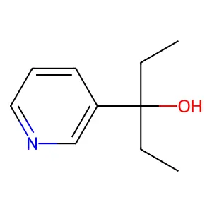 3-(Pyridin-3-yl)pentan-3-ol structure