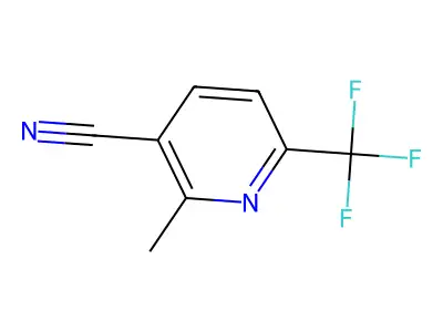 2-Methyl-6-(trifluoromethyl)nicotinonitrile structure