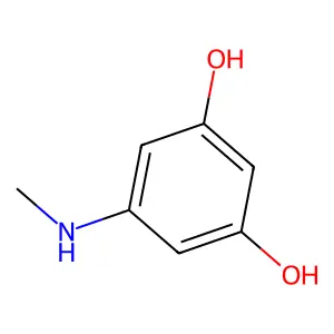 1,3-Benzenediol, 5-(methylamino)- structure
