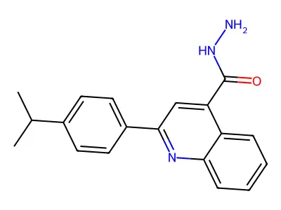 2-(4-Isopropylphenyl)quinoline-4-carbohydrazide structure