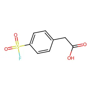 2-(4-(Fluorosulfonyl)phenyl)acetic acid structure