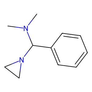 1-(alpha-(Dimethylamino)benzyl)aziridine structure