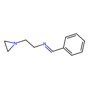 N-[2-(aziridin-1-yl)ethyl]-1-phenylmethanimine structure