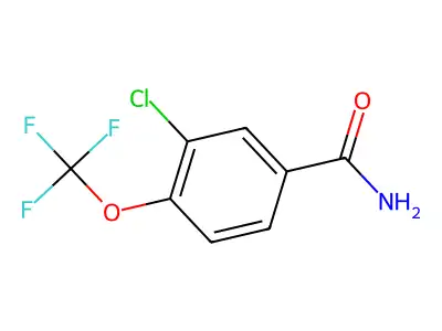 3-Chloro-4-(trifluoromethoxy)benzamide structure
