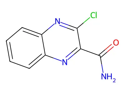 3-Chloroquinoxaline-2-carboxamide structure