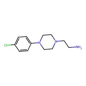 2-[4-(4-Chlorophenyl)piperazin-1-yl]ethan-1-amine structure