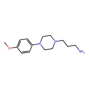 3-[4-(4-Methoxyphenyl)piperazin-1-yl]propan-1-amine structure