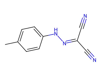 Propanedinitrile, [(4-methylphenyl)hydrazono]- structure