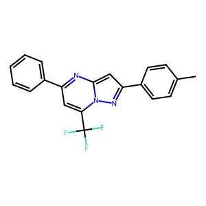 2-(4-Methylphenyl)-5-phenyl-7-(trifluoromethyl)pyrazolo[1,5-a]pyrimidine structure