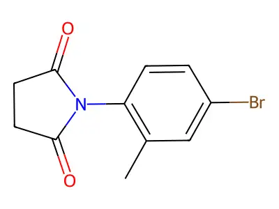 1-(4-Bromo-2-methylphenyl)pyrrolidine-2,5-dione structure