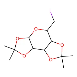 C12H19IO5 structure