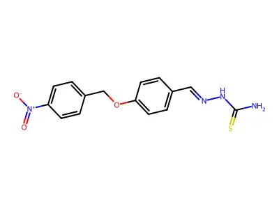 4-(4-Nitrobenzyloxy)benzaldehyde thiosemicarbazide structure