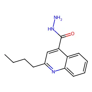2-丁基喹啉-4-甲酰肼 structure