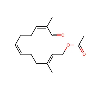 3,7,11-Trimethyl-12-oxododeca-2,6,10-trien-1-yl acetate structure