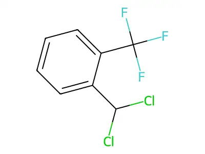 1-(Dichloromethyl)-2-(trifluoromethyl)benzene structure