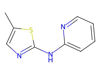 N-(5-methyl-1,3-thiazol-2-yl)pyridin-2-amine structure