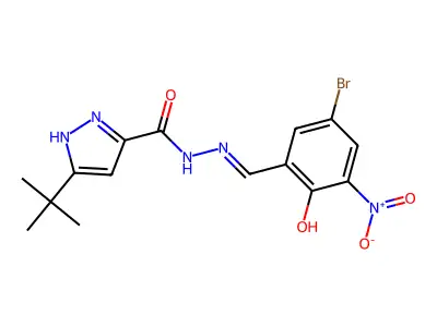 CAS 402727-86-0 - C15H16BrN5O4 structure