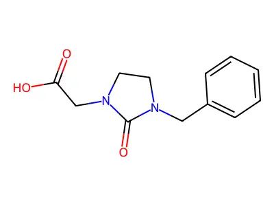 (3-Benzyl-2-oxoimidazolidin-1-yl)acetic acid structure