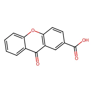 Xanthone-2-carboxylic acid structure
