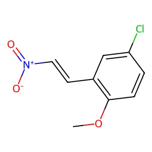 4-chloro-1-methoxy-2-(2-nitroethenyl)benzene structure