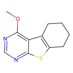 4-Methoxy-5,6,7,8-tetrahydro[1]benzothieno[2,3-d]pyrimidine structure