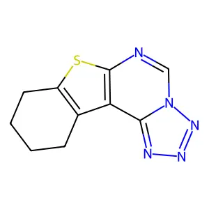 8,9,10,11-Tetrahydro[1]benzothieno[3,2-e]tetrazolo[1,5-c]pyrimidine structure