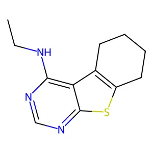 N-ethyl-5,6,7,8-tetrahydro[1]benzothieno[2,3-d]pyrimidin-4-amine structure