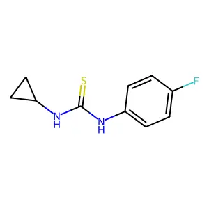 1-Cyclopropyl-3-(4-fluorophenyl)thiourea structure
